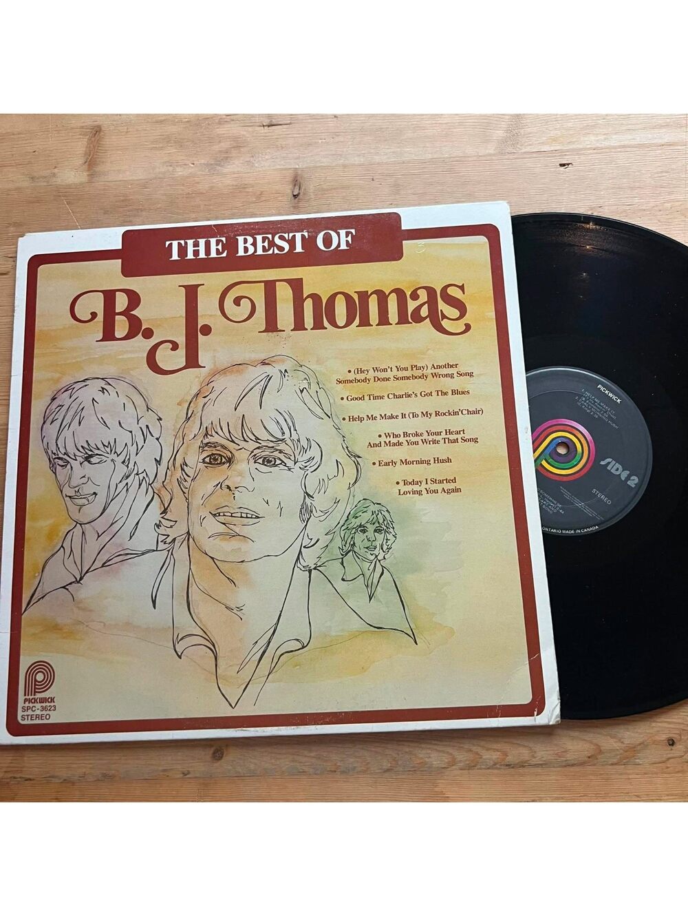 B.J. Thomas - The Best of B.J. Thomas 33rpm VG+ VR16